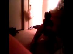 Adorable woman twerking like a pro with a little bit of butt